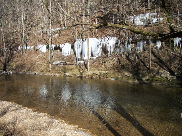 Ice Falls on the Blackburn Fork River