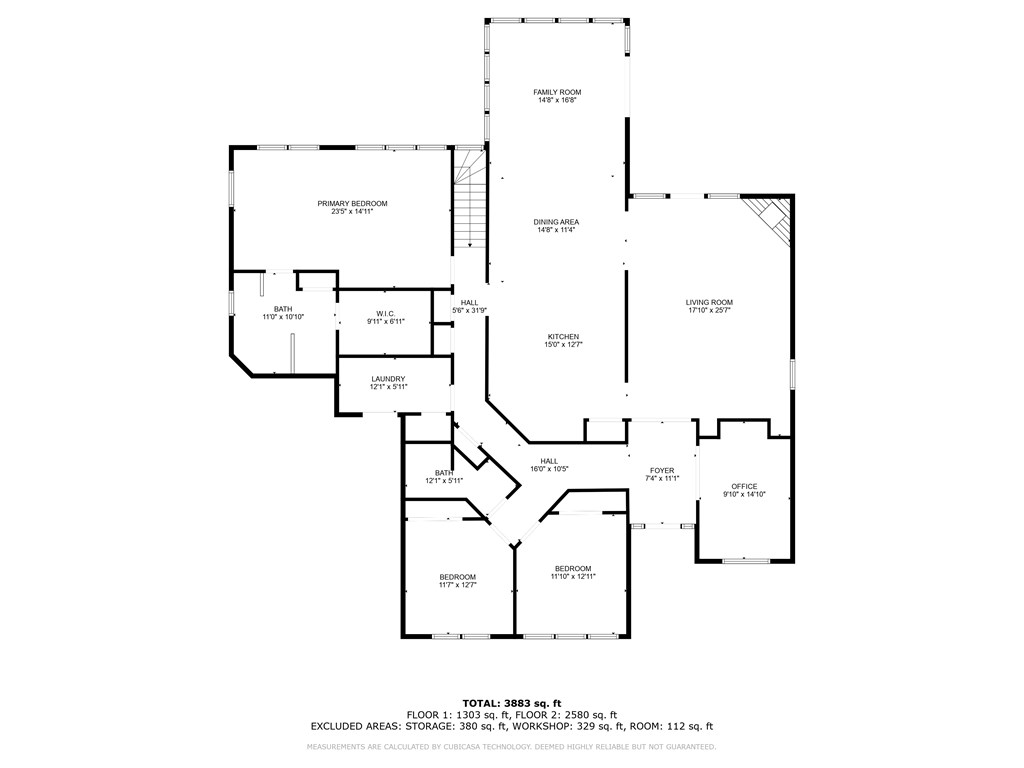 Floor plan - Main level