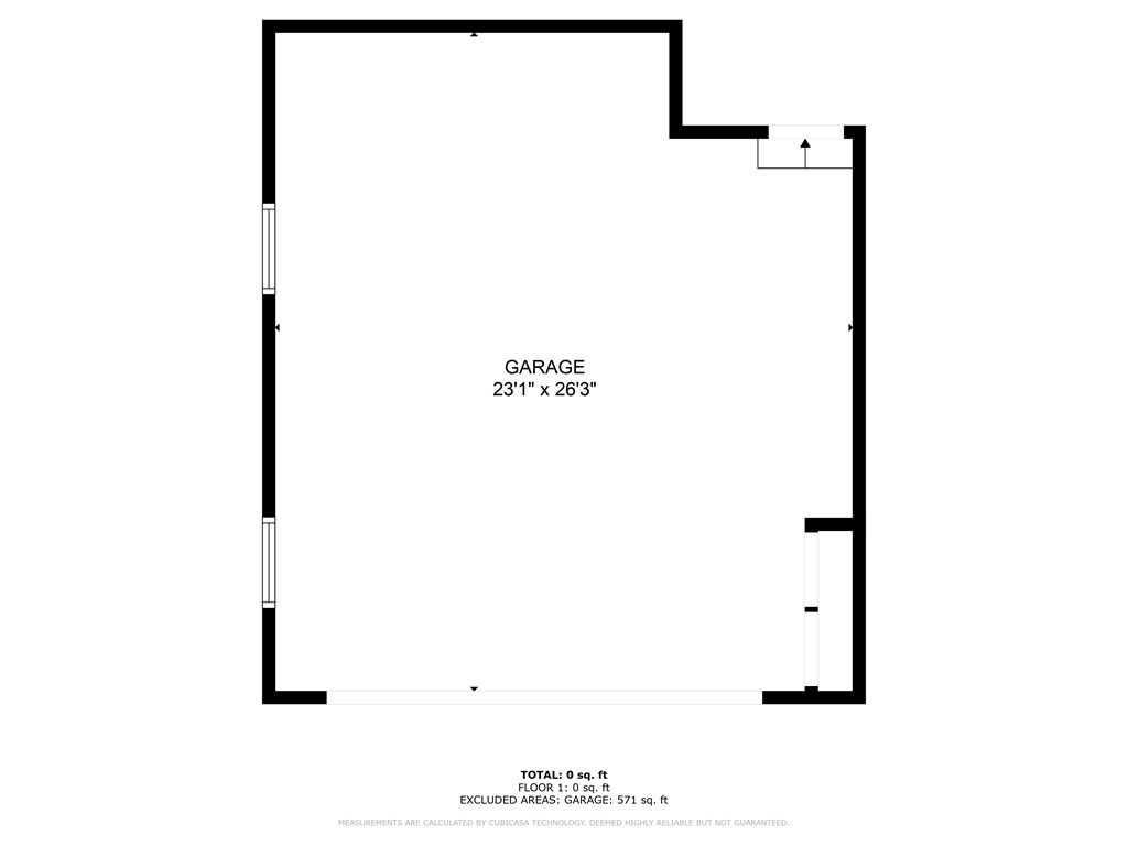 Floor plan- garage
